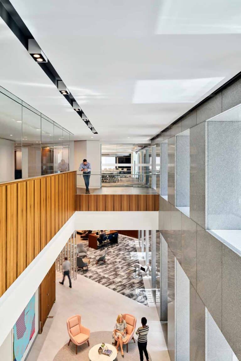 Interior of JPMorgan Chase Tower in Houston