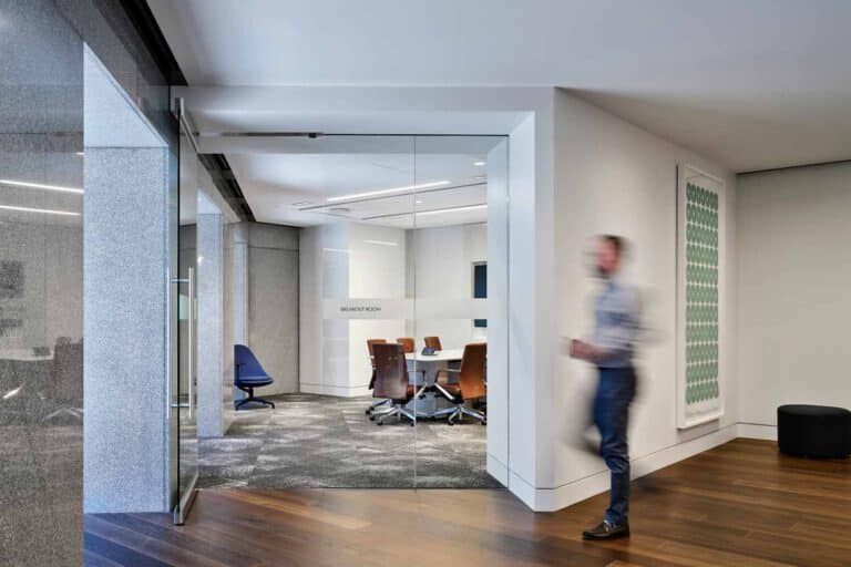 Interior of JPMorgan Chase Tower in Houston