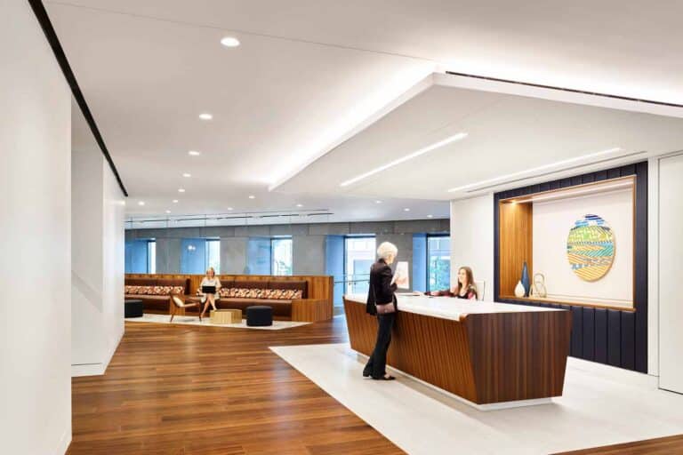 Interior of JPMorgan Chase Tower in Houston