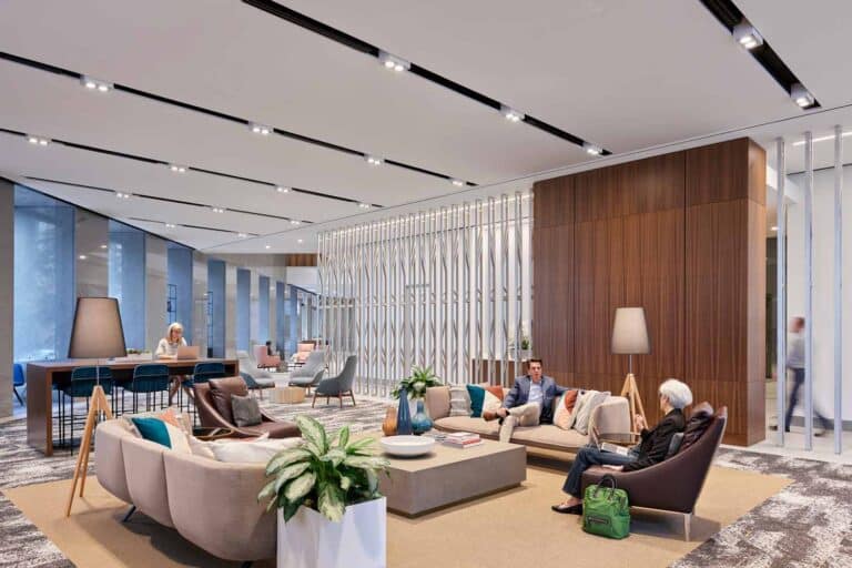 Interior of JPMorgan Chase Tower in Houston