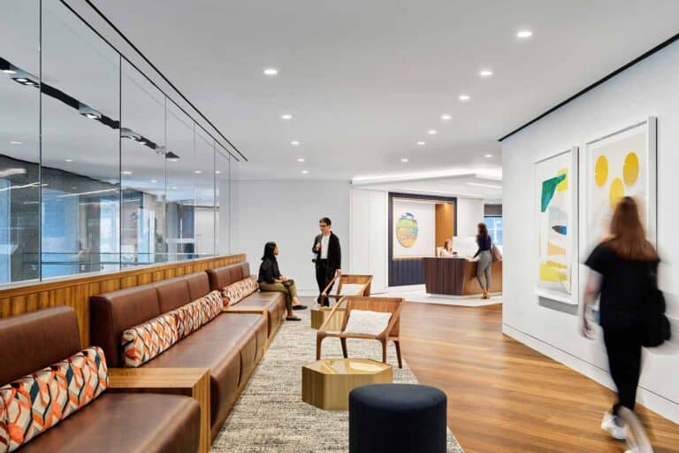 Interior of JPMorgan Chase Tower in Houston