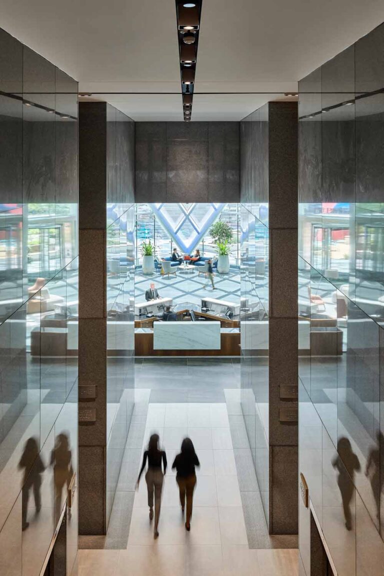 Interior of JPMorgan Chase Tower in Houston
