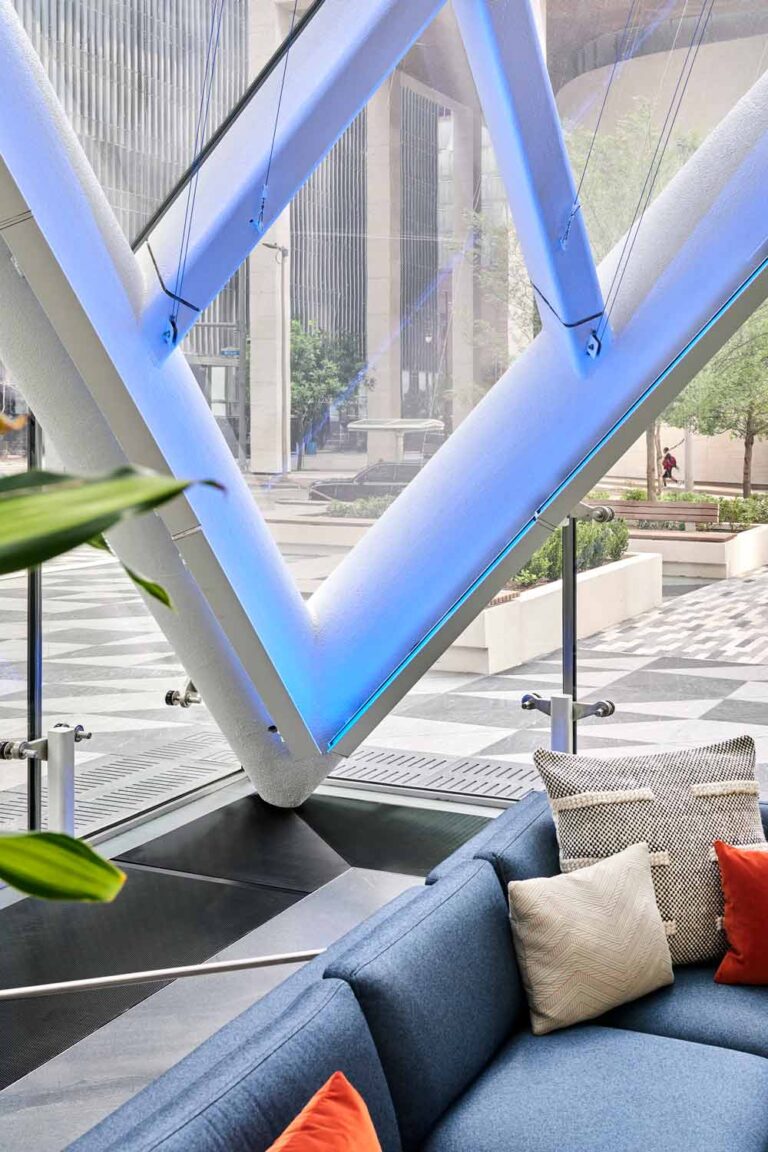 Interior of JPMorgan Chase Tower in Houston