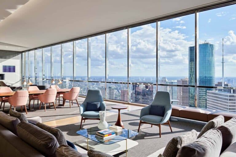 Interior of JPMorgan Chase Tower in Houston