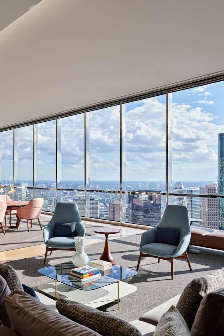 Interior of JPMorgan Chase Tower in Houston