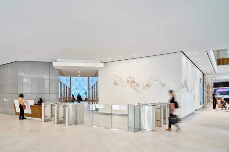 Interior Lobby of JPMorgan Chase Tower in Houston