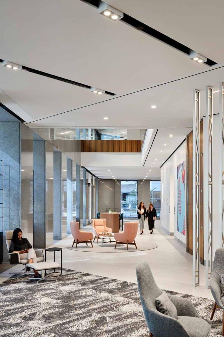 Interior of JPMorgan Chase Tower in Houston