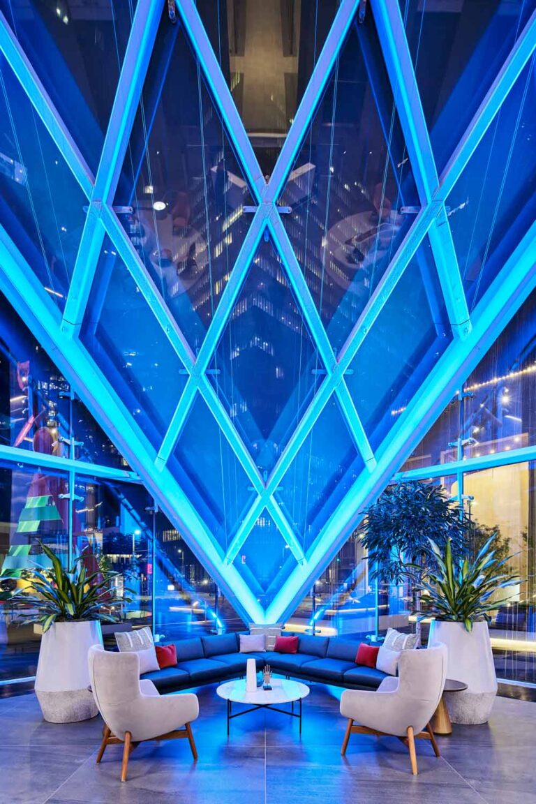 Interior Lobby of JPMorgan Chase Tower in Houston