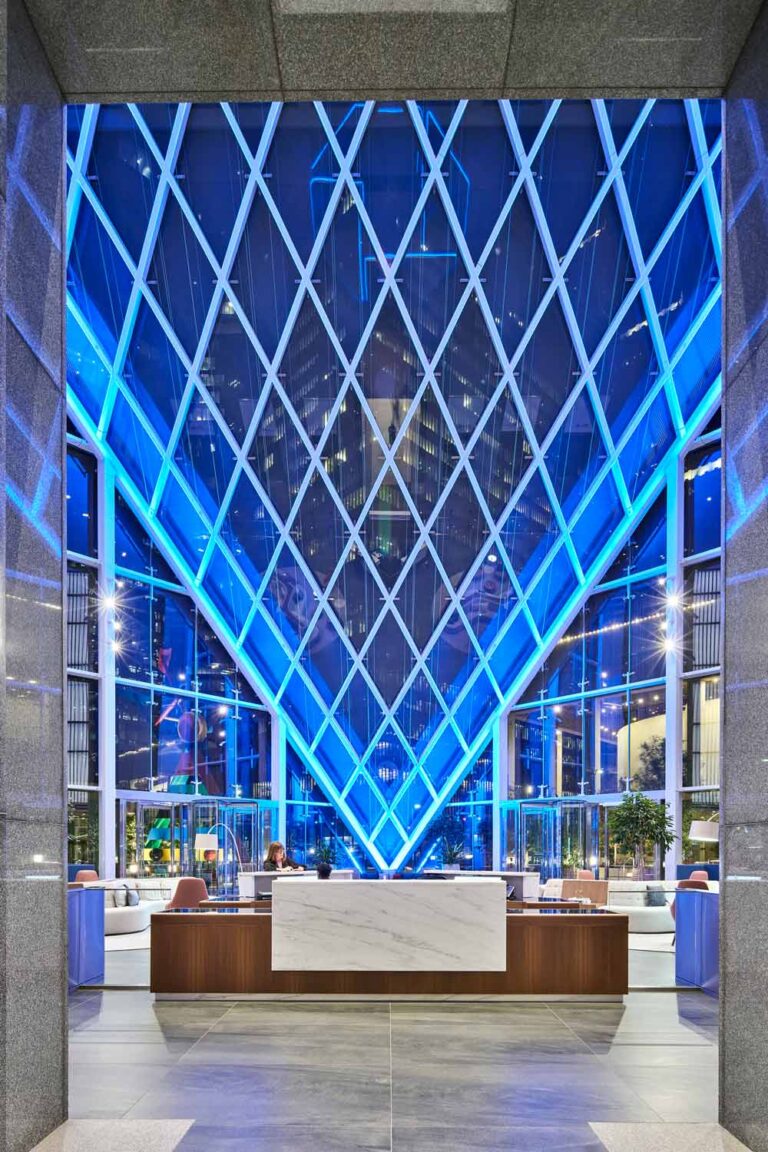 Interior Lobby of JPMorgan Chase Tower in Houston